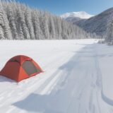 【防寒手袋】冬の山歩きで指先の冷えを防ぐ | 体温を保つ装備の選び方 をイメージした 広角の風景、冬、ハイキング、冬 の写真