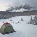【降水確率】山域ごとの雨の降り方 | 夏の夕立から冬の雪までの地域差 をイメージした 広角の風景、山、夏、冬、雪景色 の写真