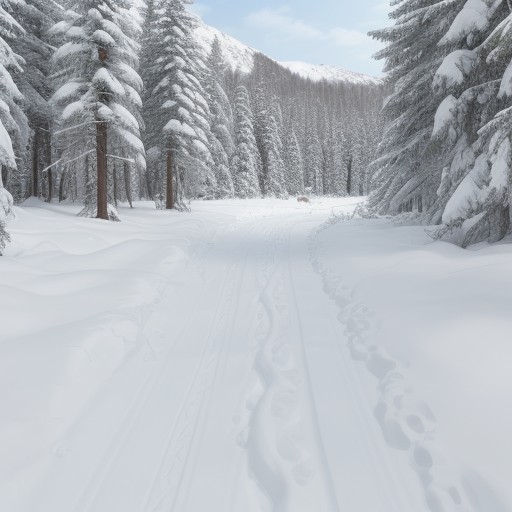 【スノーシュー】雪山の歩き方と装備 | ルートの選び方と注意点 をイメージした 広角の風景、雪景色、ハイキング、冬 の写真