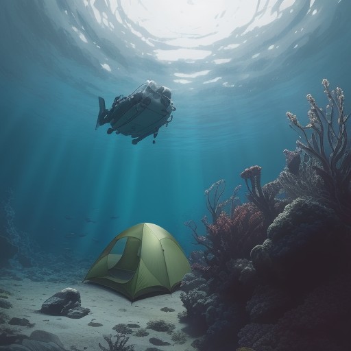 【マリンフォト】海中の生き物を撮影する | 夏のダイビングでのコツ をイメージした 広角の風景、夏 の写真
