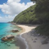 【水中生物】沖縄の海に住む魚たち | 生態系と生物多様性のつながり をイメージした 広角の風景 の写真