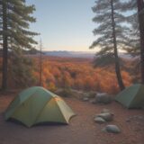 【気温変化】秋の登山と服装 | 平均気温と最高気温で準備する装備 をイメージした 広角の風景、ハイキング、秋 の写真