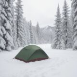 【防寒ウェア】冬の登山で体温を保つ | 保温性を高める重ね着の方法 をイメージした 広角の風景、冬、山、冬 の写真