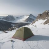 【登山】気象情報に合わせた装備の準備 | 稜線での天候変化への備え をイメージした 広角の風景、山、稜線 の写真