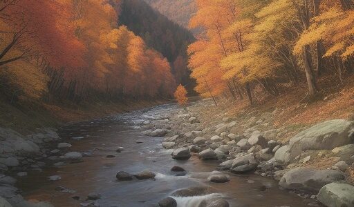 【渓流釣り】紅葉の山の中を歩いて川へ向かう | 秋に狙う魚と釣行記録