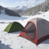 【防寒ウェア】冬の登山で体温を維持する | 重ね着の組み合わせと選び方 をイメージした 広角の風景、ハイキング、冬 の写真