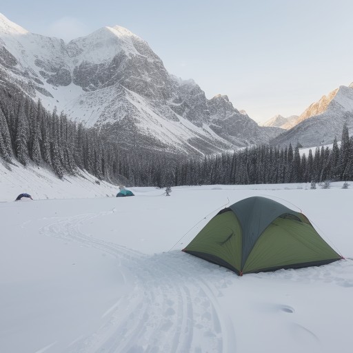 【体調管理】冬の登山で起こる気温の変化 | リスクを避けるための対策 をイメージした 広角の風景、山、冬 の写真