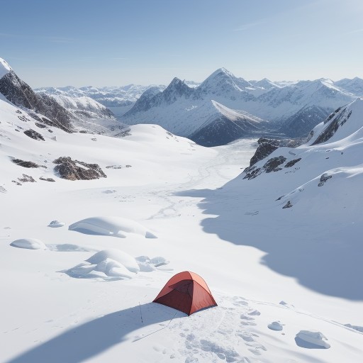 【アイスクライミング】雪山の氷壁を登る | 揃えておくべき装備のまとめ をイメージした 広角の風景、山、雪景色 の写真