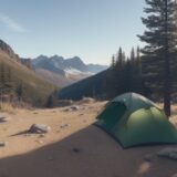 【ホイル包装】登山やキャンプの食材準備 | 湿気を防ぐ保存方法 をイメージした 広角の風景、ハイキング の写真
