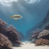 【海洋生物】サンゴ礁の魚を見分ける方法 | 生態系の保護に役立てる取り組み をイメージした 広角の風景 の写真