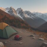【山の天気予報】秋の山歩きの計画 | 自然環境を守るためのルール をイメージした 広角の風景、山、ハイキング、秋 の写真