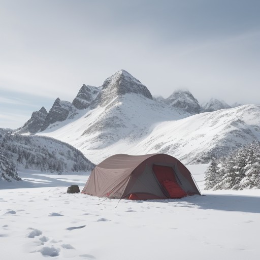 【山小屋】冬の休業日と営業期間をチェック | 雪山の登山計画を立てる をイメージした 広角の風景、山、冬、山、雪景色 の写真