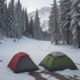 【アンダーウェア】登山の汗対策に役立つ素材 | 山歩きの汗冷えを防ぐ選び方 をイメージした 広角の風景、ハイキング の写真