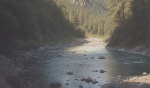 【ラフト】夏の川の水面を流れる時間 | 浮力の仕組みと水辺の景色
