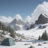 【山の天気予報】雨量の予測で登山日を決める | 山頂の雲と気象の読み方 をイメージした 広角の風景、山、ハイキング の写真