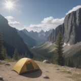 【日除け対策】夏の登山で準備する装備品 | 日差しから身を守るための方法 をイメージした 広角の風景、山、夏、ハイキング の写真
