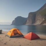 【海上安全】海釣りでの事故を防ぐ準備 | ライフジャケットの着用 をイメージした 広角の風景 の写真