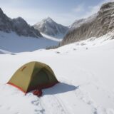【防寒ウェア】冬の登山で体温を維持する | 保温性を高める服装の組み合わせ をイメージした 広角の風景、冬、山、冬 の写真
