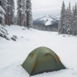 【服装】登山の気温対策に使うアウター | 山頂の冷え込みを防ぐ組み合わせ をイメージした 広角の風景、ハイキング の写真