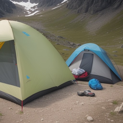 【登山】夏の暑さに備える装備 | 水分補給と体温調節のポイント をイメージした 夏、山、登山道 の写真