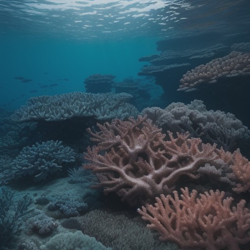 【サンゴ礁】沖縄の海に住む魚 | 生物たちが作る生態系の仕組み をイメージした自然風景の写真