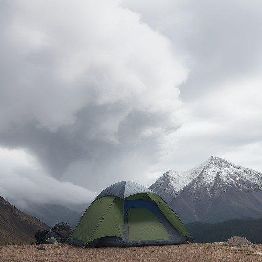 【山の天気予報】登山前に確認する項目 | 空の色と雲の動きをチェックする をイメージした 山 の写真