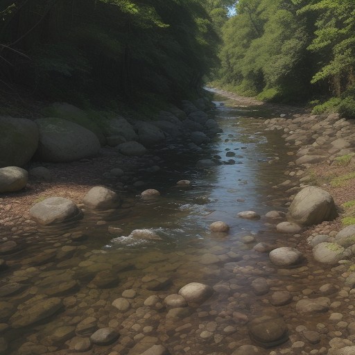 【川の温度】流水が作る環境の変化 | 夏に魚が潜むポイントを探す をイメージした 夏、川 の写真