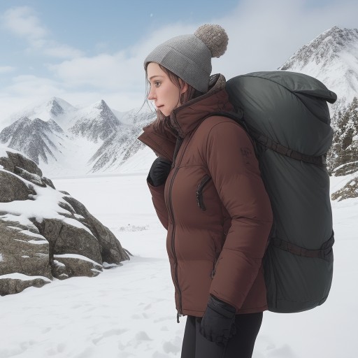 【装備リスト】冬の登山で使う防寒着の見直し | 雪山での体温維持に向けた対策 をイメージした 冬、雪景色、山 の写真