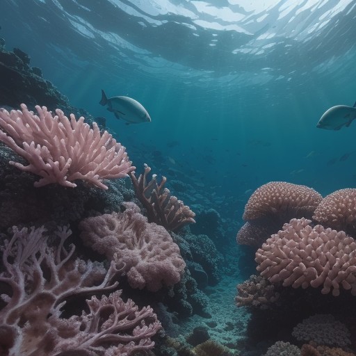 【海洋生物】サンゴ礁に集まる生き物 | クラゲや藻類を守る取り組み をイメージした 夏 の写真