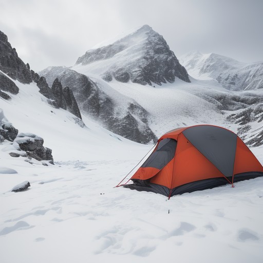 【雪山】冬の登山ルート | 雪景色の中を歩くための装備と準備の手順 をイメージした 冬、雪景色、山 の写真
