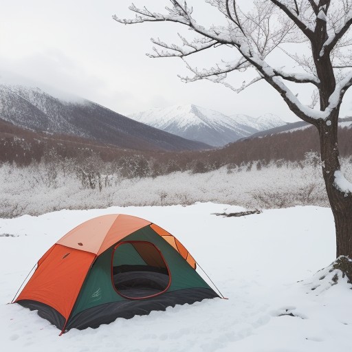 【登山】四季で変わる山の景色を歩く | 春の山桜から秋の紅葉と冬の雪まで をイメージした 春、夏、秋、冬、雪景色、秋、山、ハイキング の写真