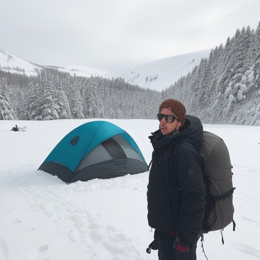 【スノボ】冬の雪山でパウダースノーを滑る | 初心者のための装備と服装 をイメージした 冬、雪景色、雪景色、雪景色 の写真