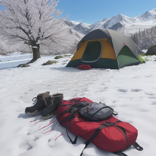 【花見】春の登山コース選び | 山桜が咲くルートを実際に歩いた記録 をイメージした 春、雪景色、山、ハイキング の写真