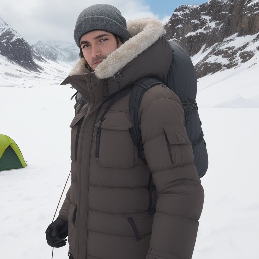【防寒対策】冬の登山で体温を守る | 重ね着と装備の組み合わせ をイメージした 冬、雪景色、山 の写真