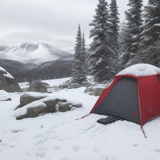 【保温着】雪山の登山で使う防寒具 | 体温を逃がさない重ね着の組み合わせ をイメージした 冬、雪景色、山 の写真