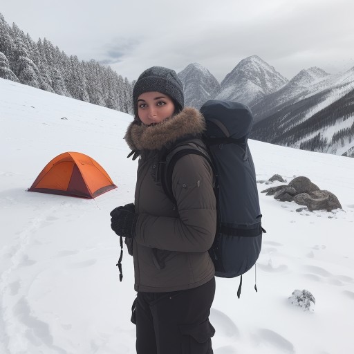 【雪山登山】体温を維持する服装の選び方 | 寒冷症を防ぐための装備 をイメージした 冬、雪景色、山 の写真