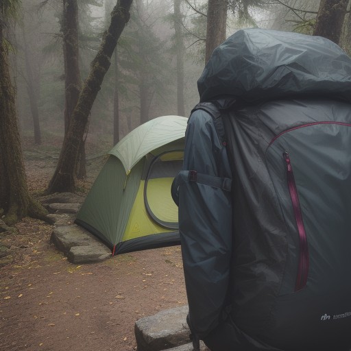 【登山用パンツ】雨の山道を歩く | 防水性能と足さばきのバランス をイメージした ハイキング、ハイキング の写真