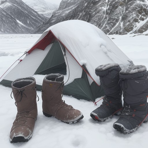 【安全装備】冬の雪山を歩く際に揃える道具 | 事故を防ぐための準備と習慣 をイメージした 冬、雪景色、山、ハイキング の写真