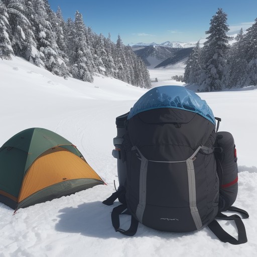 【スキー】雪山のコースを滑り降りる | 冬の山へ持っていく持ち物リスト をイメージした 冬、雪景色、山 の写真