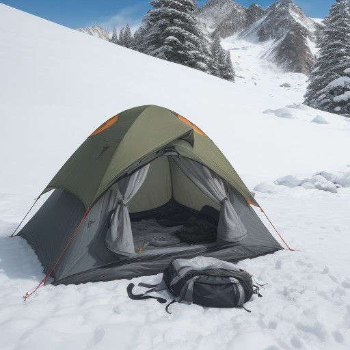 【アウトドアウェア】冬の登山に備える服装 | 防寒のための重ね着の方法 をイメージした 冬、雪景色、山 の写真