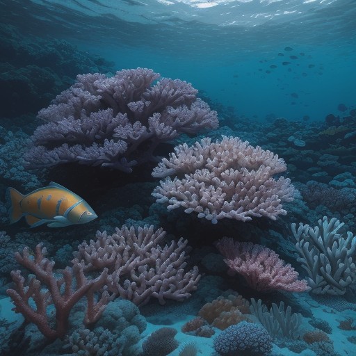 【海洋生物】サンゴ礁に集まる魚たち | 生態系のバランスを保つ仕組み をイメージした自然風景の写真