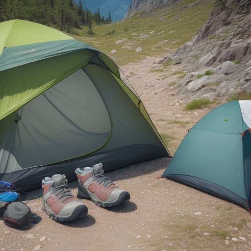 【登山】夏の暑さに備える装備 | 水分補給と体温調節のポイント をイメージした 夏、山、登山道 の写真