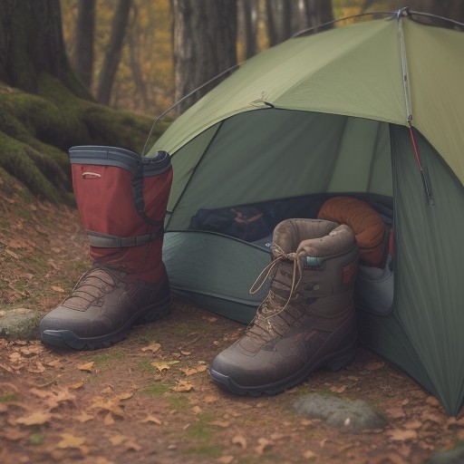 【ハイキング用具】山道を歩くための持ち物 | 気晴らしに訪れる自然の中 をイメージした 秋、ハイキング の写真
