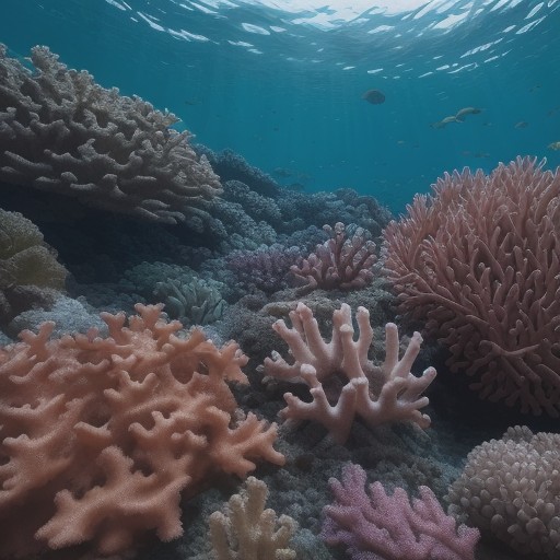 【サンゴ礁】沖縄の海に住む魚 | 生物たちが作る生態系の仕組み をイメージした自然風景の写真