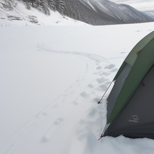 【防寒ウェア】冬の山歩きで体温を逃さず維持する | 雪の中を歩くための服装 をイメージした 冬、雪景色、山、ハイキング の写真