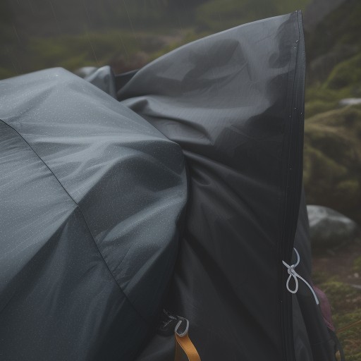 【登山服】防水性と軽さを両立した選び方 | 雨の日の山道を歩く装備 をイメージした ハイキング、山 の写真