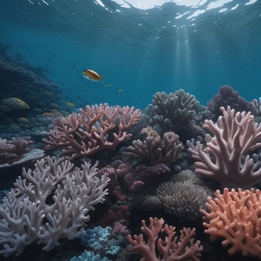 【海洋生物】サンゴ礁に集まる魚たち | 夏の海で見つけた生態系の繋がり をイメージした 夏 の写真