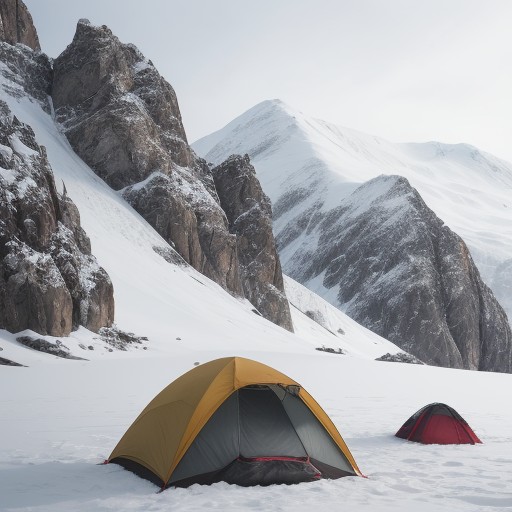 【山の天気予報】山頂の気温を確認して | 冬の登山の装備を揃える をイメージした 冬、雪景色、山 の写真