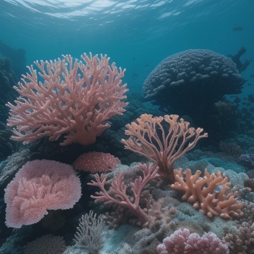 【海洋生物】サンゴ礁に集まる生き物 | クラゲや藻類を守る取り組み をイメージした 夏 の写真