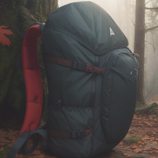 【バックパック】秋の山道へ出かける準備 | 軽量化と耐久性の基準 をイメージした 秋、山、ハイキング の写真